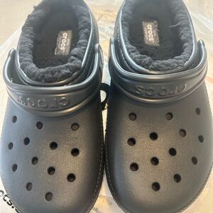 Crocs Kids classic lined Black Clogs